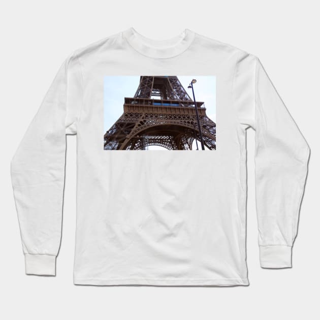 Eiffel tower in Paris Long Sleeve T-Shirt by OLHADARCHUKART